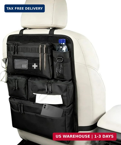 Car seat back - car, organizer